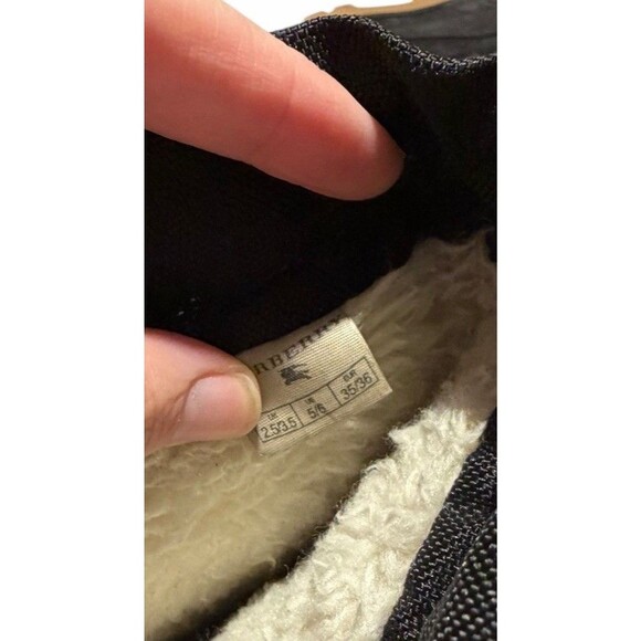 Burberry Nova Check Weather Resistant Lug Sole Tie Snow Boots Size US 6 - Picture 16 of 16